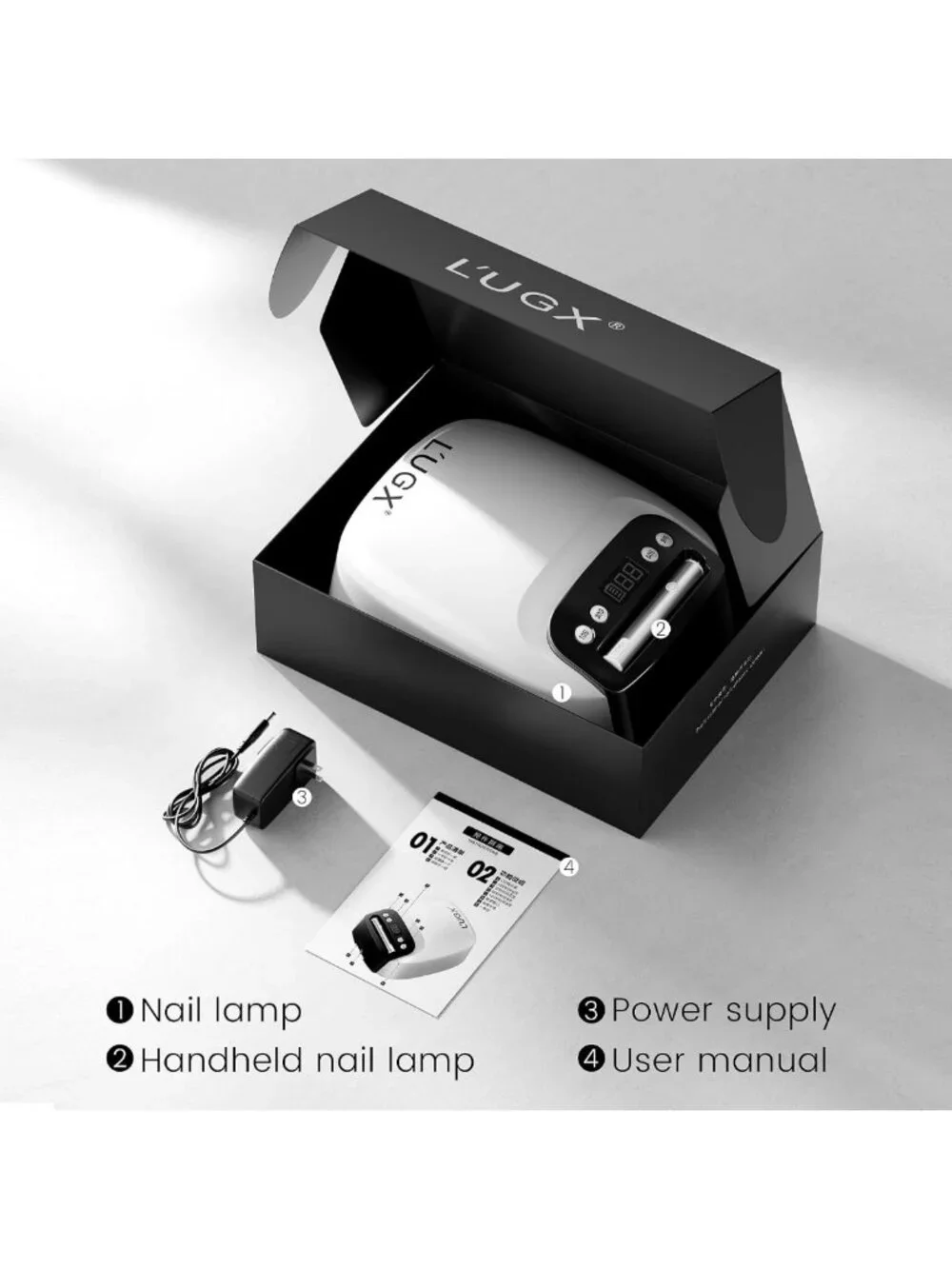 Rechargeable 2-in-1 UV LED Nail Lamp for Gel Nails - Portable & Fast Drying
